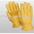 Guantes de cuero de color dorado ZM131-L